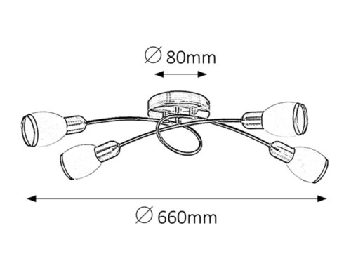 Stropní svítidlo Elite Rabalux 5973