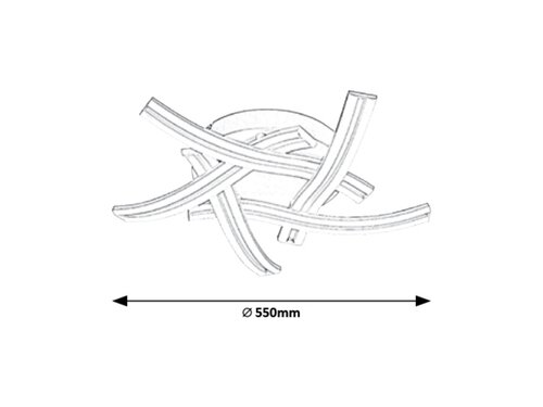 Stropní LED svítidlo Tulio Rabalux 5890