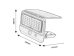 Venkovní solární LED lampa Flaxton Rabalux 77040