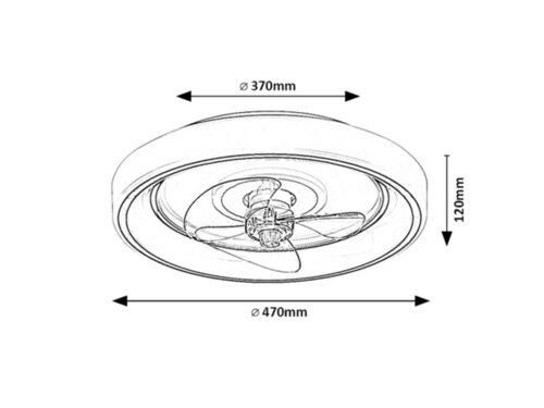 Stropní LED svítidlo Horacio Rabalux 71009