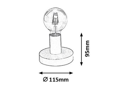 Stolní lampa Bowie Rabalux 6570