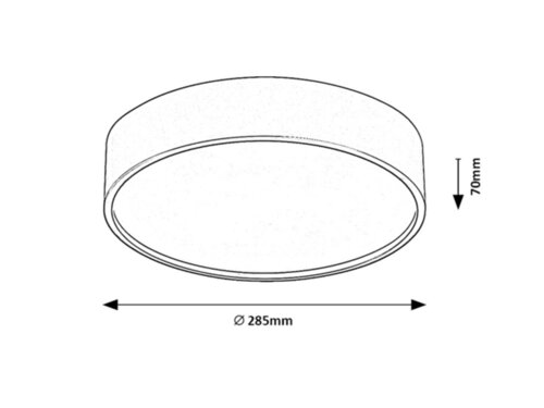 Stropní LED svítidlo Larcia Rabalux 75012